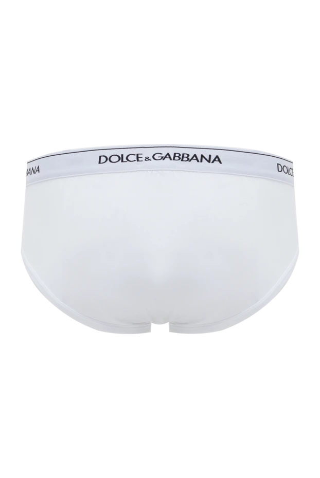 Dolce & Gabbana man white cotton briefs for men купить с ценами и фото 151156 - photo 2