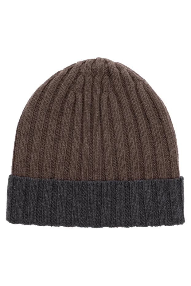 Cortigiani man men's brown wool hat купить с ценами и фото 151234 - photo 1