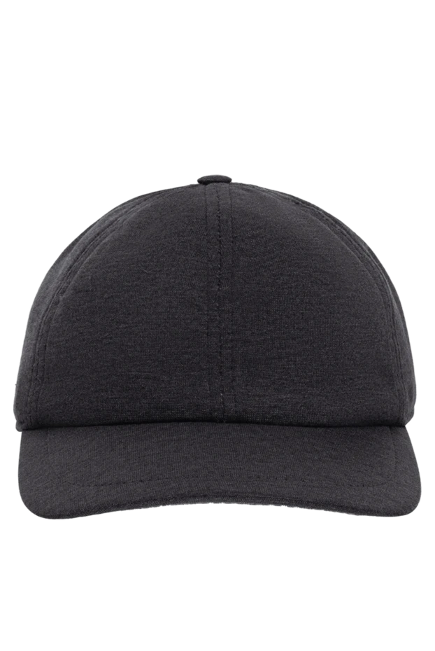 Cortigiani man cap made of cotton, silk and polyamide gray for men купить с ценами и фото 151235 - photo 1