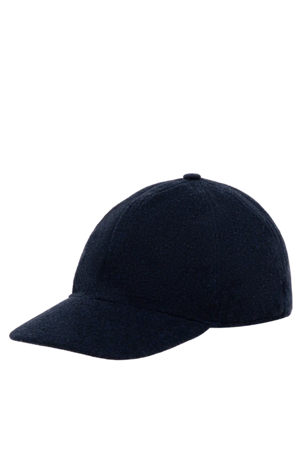 Cortigiani суықтан қорғайтын қою көк жүннен жасалған бейсбол қалпақ
 151236 - фото 3