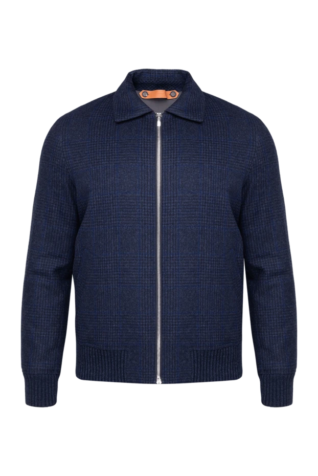 Cortigiani man blue wool jacket for men купить с ценами и фото 151312 - photo 1