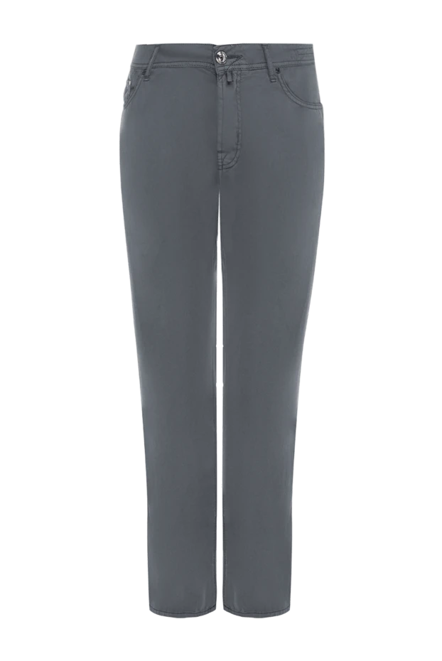 Jacob Cohen man cotton and silk jeans gray for men купить с ценами и фото 151386 - photo 1