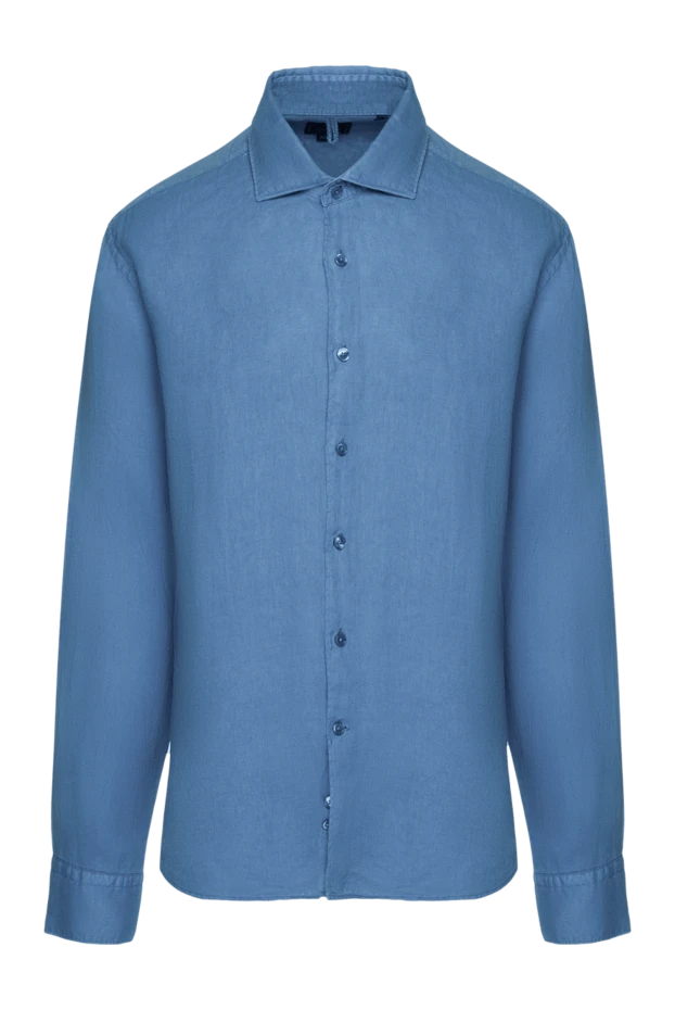 Orian man men's blue linen shirt 151420 - photo 1