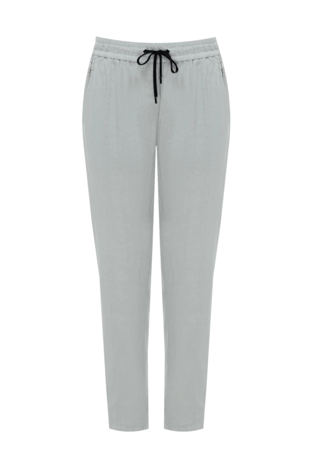 Limitato woman gray linen trousers for women купить с ценами и фото 151504 - photo 1