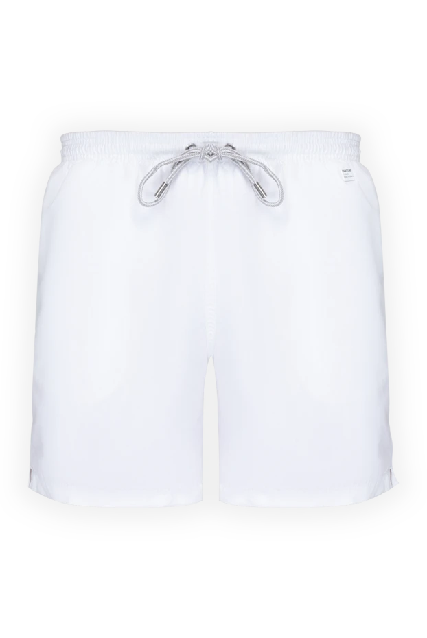 MC2 Saint Barth man white polyester beach shorts for men купить с ценами и фото 151520 - photo 1