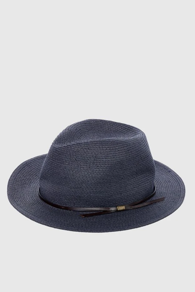 MC2 Saint Barth ерлерге арналған көк сабан және полиэфир қалпақ 151525 - фото 3