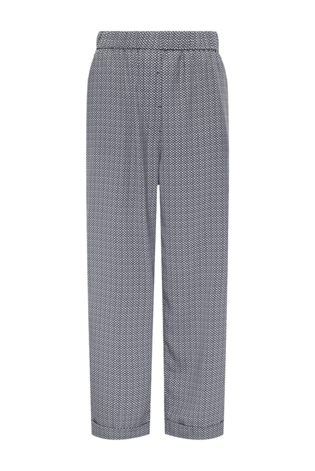 Peserico woman gray acetate and cupra trousers for women купить с ценами и фото 151581 - photo 1