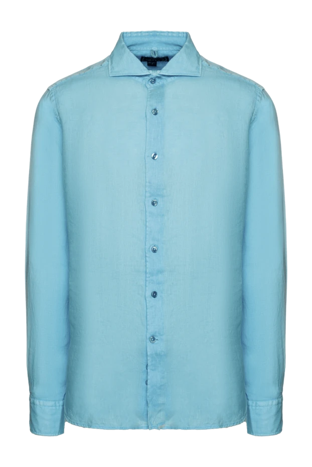 Orian man men's blue linen shirt 151607 - photo 1