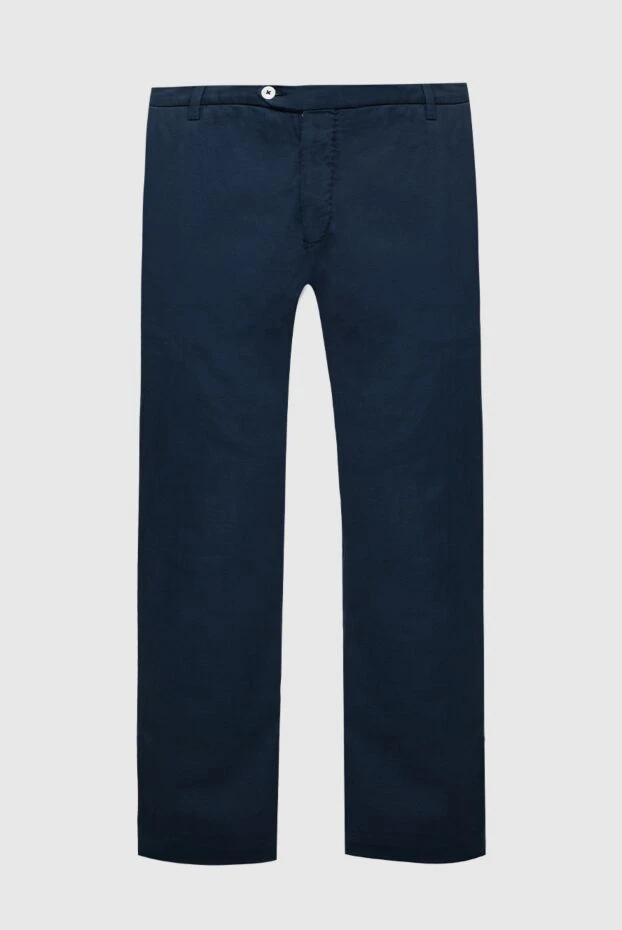 Cesare di Napoli man men's blue trousers купить с ценами и фото 151610 - photo 1