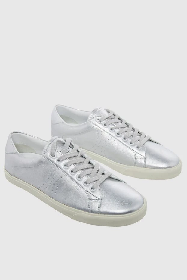 Celine woman white women's sneakers made of genuine leather 179192 - photo 3