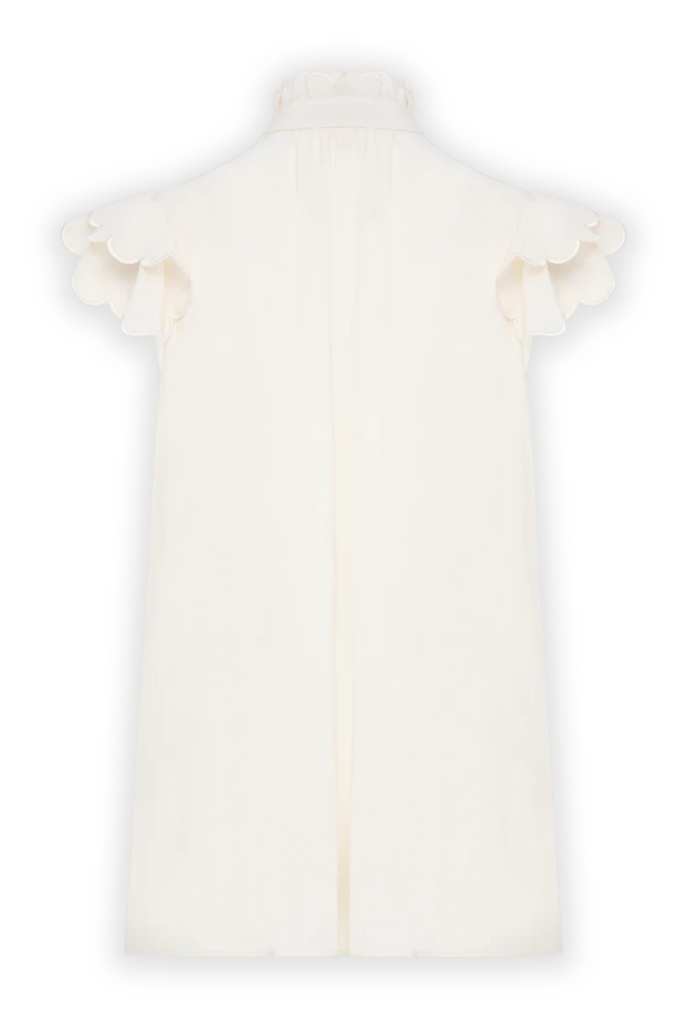 Zimmermann түймелері бар әйелдердің сары ұзын блузкасы 151701 - фото 3