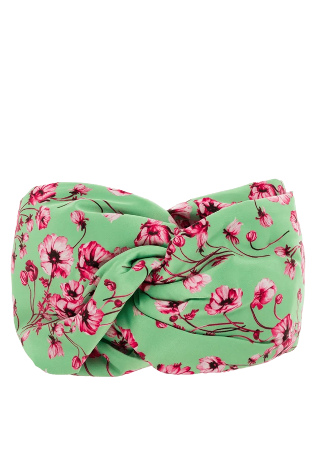 Fleur de Paris woman green silk headband for women купить с ценами и фото 151720 - photo 1