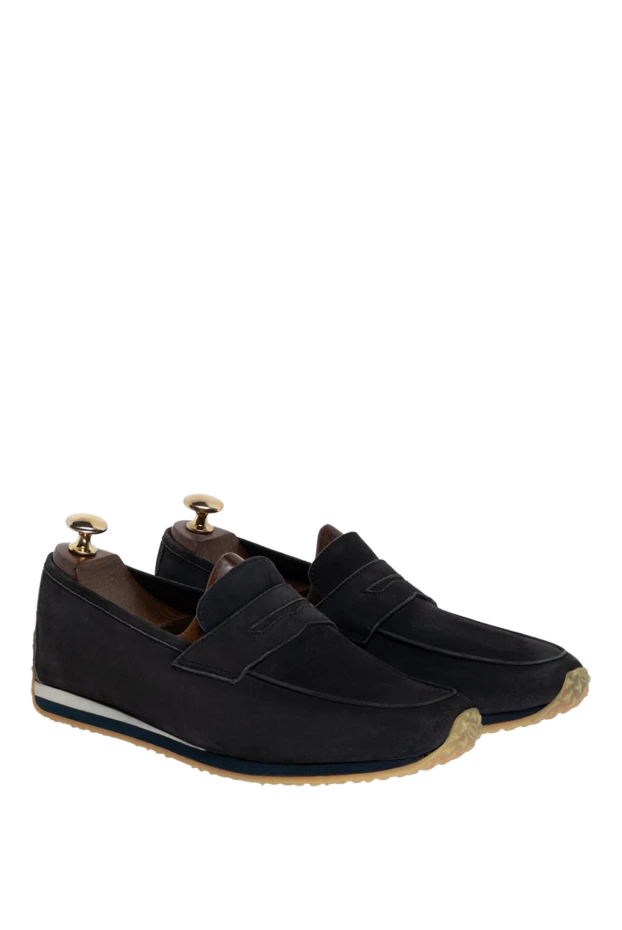 Andrea Ventura men's black suede drivers with embossed rubber outsole
 151727 - photo 3