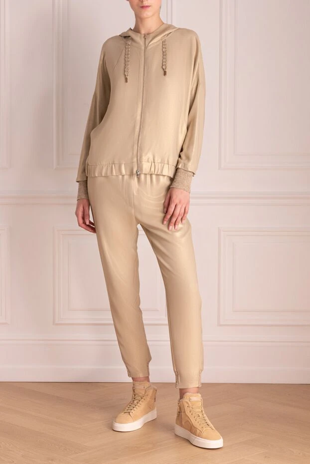 Panicale woman beige women's walking suit made of viscose and elastane купить с ценами и фото 151748 - photo 2