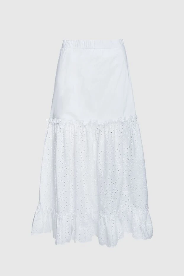 D.Exterior woman white cotton and polyamide skirt for women купить с ценами и фото 151781 - photo 1