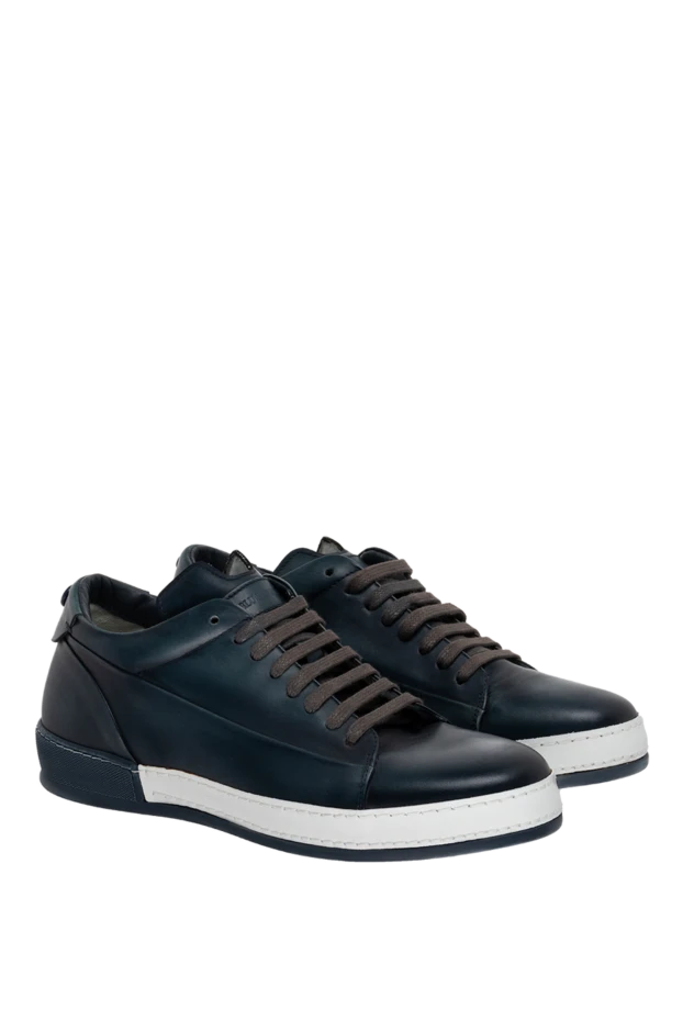 Barrett men's leather sneakers with contrasting soles

 151823 - photo 3
