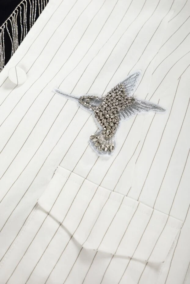 Max&Moi set with a jacket and trousers in vertical stripes
 151833 - photo 2