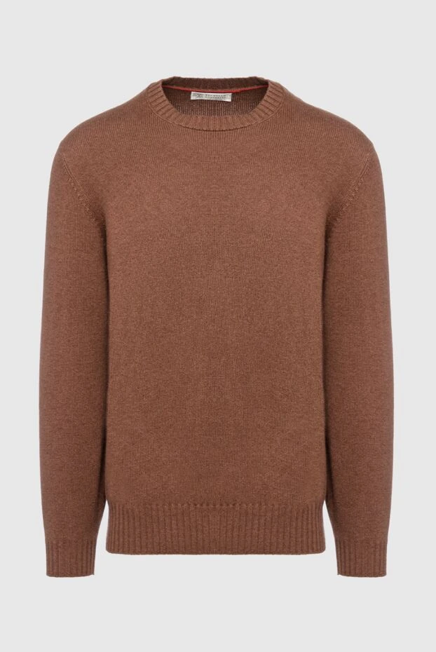 Brunello Cucinelli man cashmere jumper brown for men купить с ценами и фото 151919 - photo 1