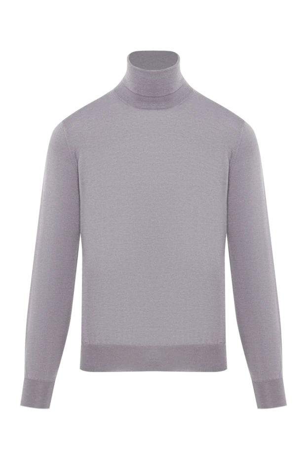 Brunello Cucinelli кашемирден және сұр жібектен жасалған ерлер гольфі 151920 - фото 1