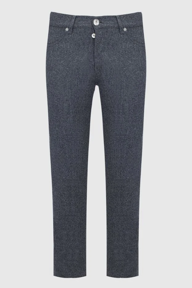 Brunello Cucinelli man gray wool trousers for men купить с ценами и фото 151931 - photo 1