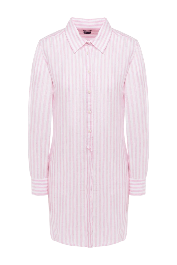 MC2 Saint Barth woman pink linen dress for women купить с ценами и фото 152123 - photo 1