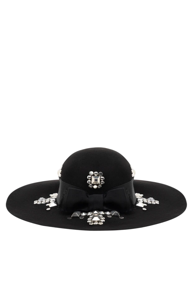 Saint Laurent woman black felt hat for women купить с ценами и фото 152178 - photo 1