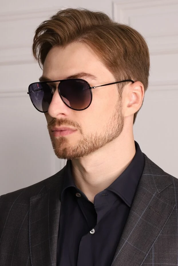 Tom Ford man sunglasses made of metal and plastic, black, for men купить с ценами и фото 152180 - photo 2