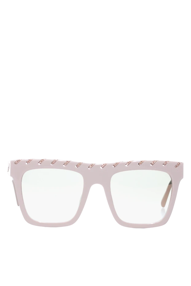 Stella McCartney woman beige plastic and metal glasses for women купить с ценами и фото 152219 - photo 1