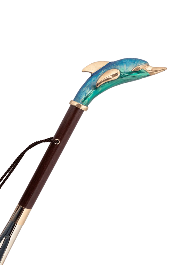 Pasotti ложка для обуви из металла и дерева голубая мужская  152273 - фото 3