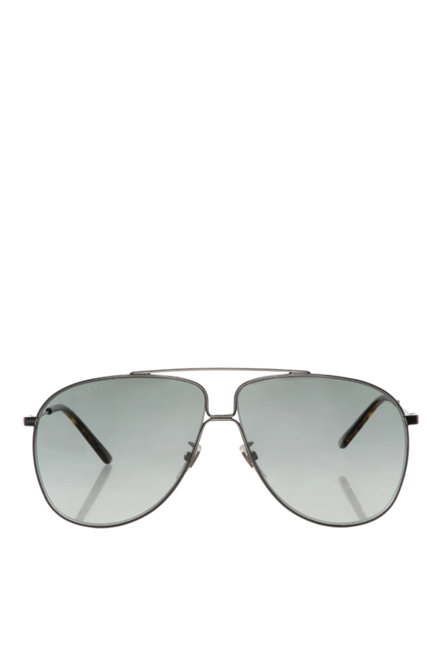 Gucci man sunglasses made of metal and plastic, gray for men купить с ценами и фото 152347 - photo 1