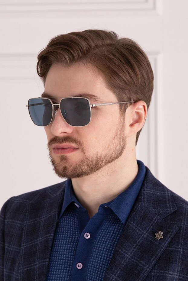 Chopard man blue sunglasses made of metal and plastic for men купить с ценами и фото 152355 - photo 2