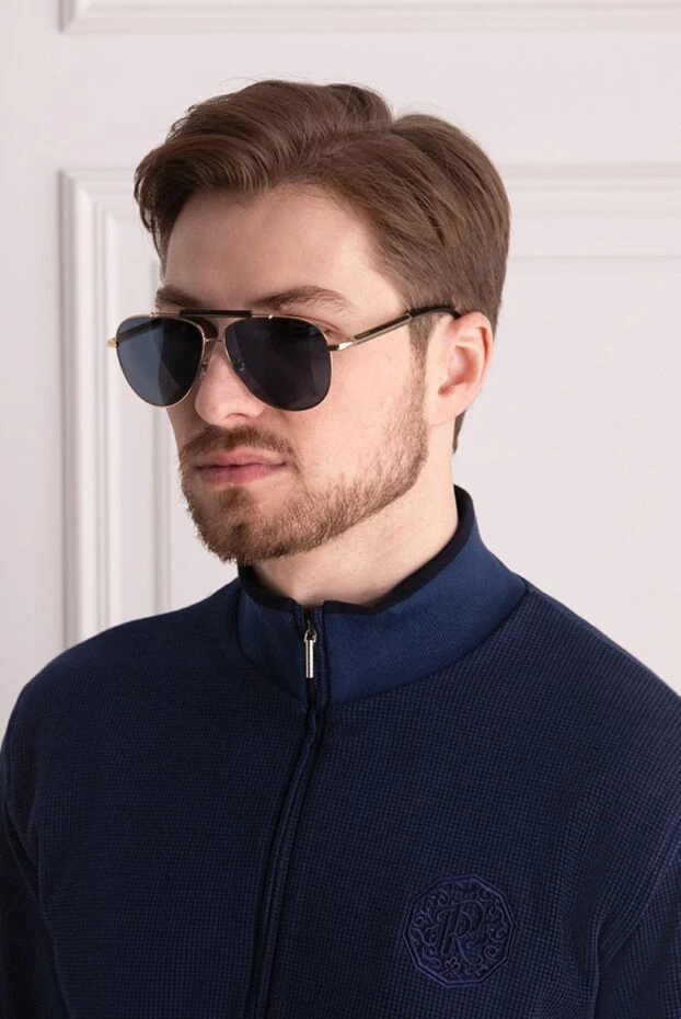 Chopard man blue sunglasses made of metal and plastic for men купить с ценами и фото 152356 - photo 2