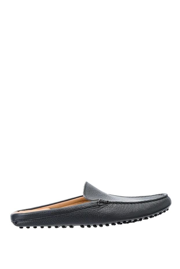 Cesare di Napoli man gray leather mules for men купить с ценами и фото 152402 - photo 1