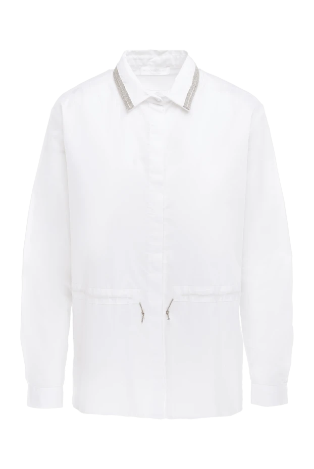 Rocco Ragni woman white cotton blouse for women купить с ценами и фото 152478 - photo 1