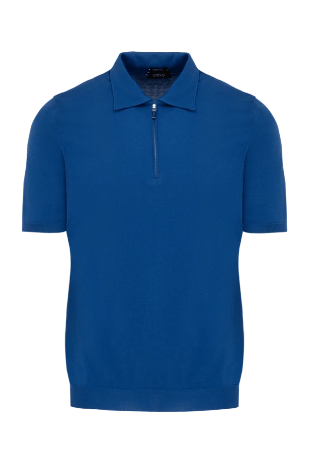 Svevo man cotton polo blue for men купить с ценами и фото 152522 - photo 1