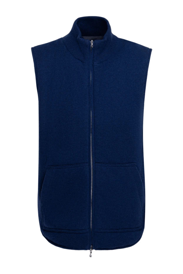 Svevo man cashmere vest blue for men купить с ценами и фото 152577 - photo 1