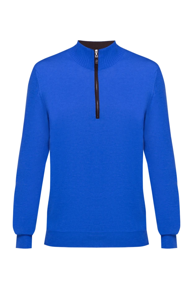 Svevo man troyer cashmere and silk blue for men купить с ценами и фото 152609 - photo 1