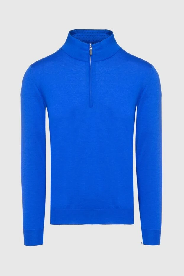 Svevo man troyer cashmere and silk blue for men купить с ценами и фото 152620 - photo 1