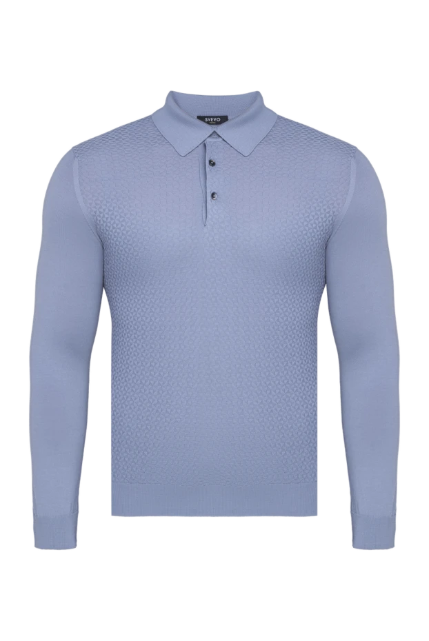 Svevo man wool long sleeve polo gray for men купить с ценами и фото 152633 - photo 1