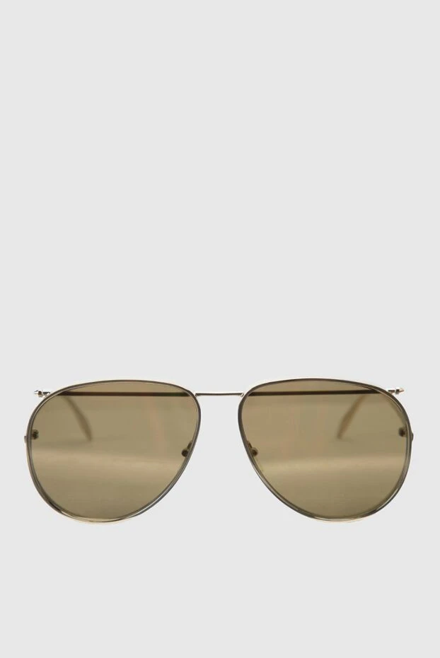 Alexander McQueen woman sunglasses made of metal and plastic, yellow, for women купить с ценами и фото 152693 - photo 1