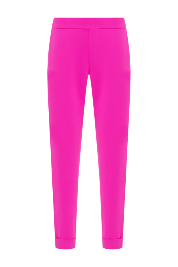 P.A.R.O.S.H. woman pink polyester trousers for women купить с ценами и фото 152756 - photo 1