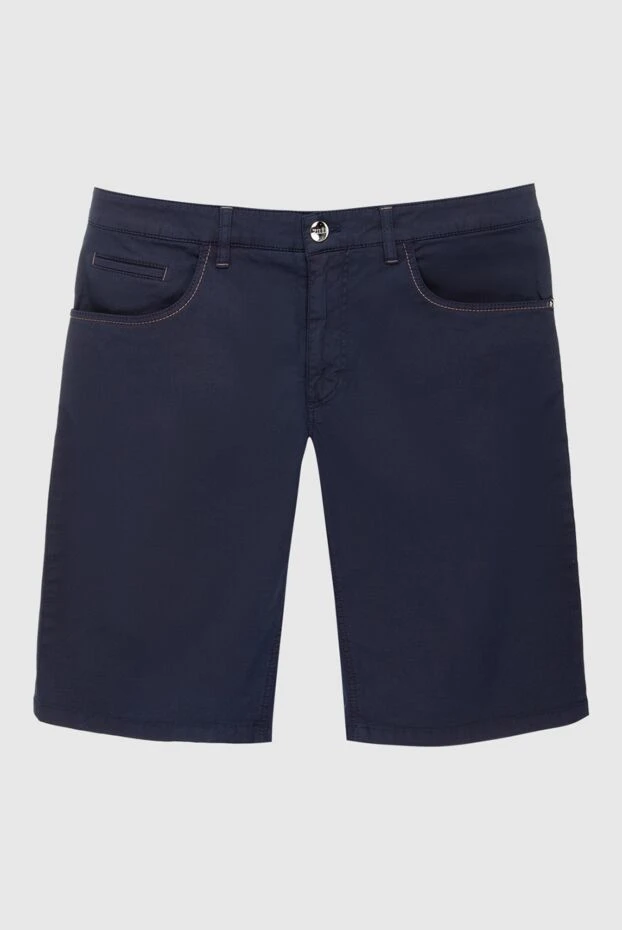 Zilli man cotton and elastane shorts blue for men купить с ценами и фото 152777 - photo 1