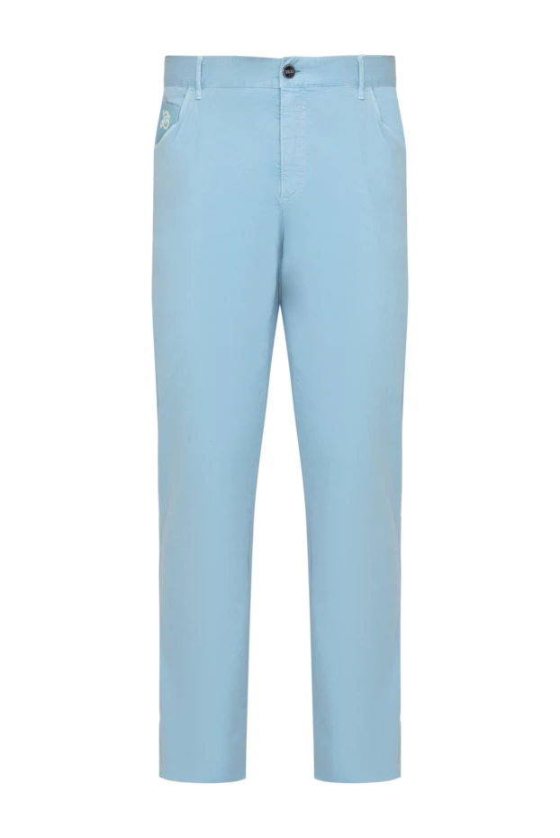 Zilli man blue cotton jeans for men купить с ценами и фото 152791 - photo 1