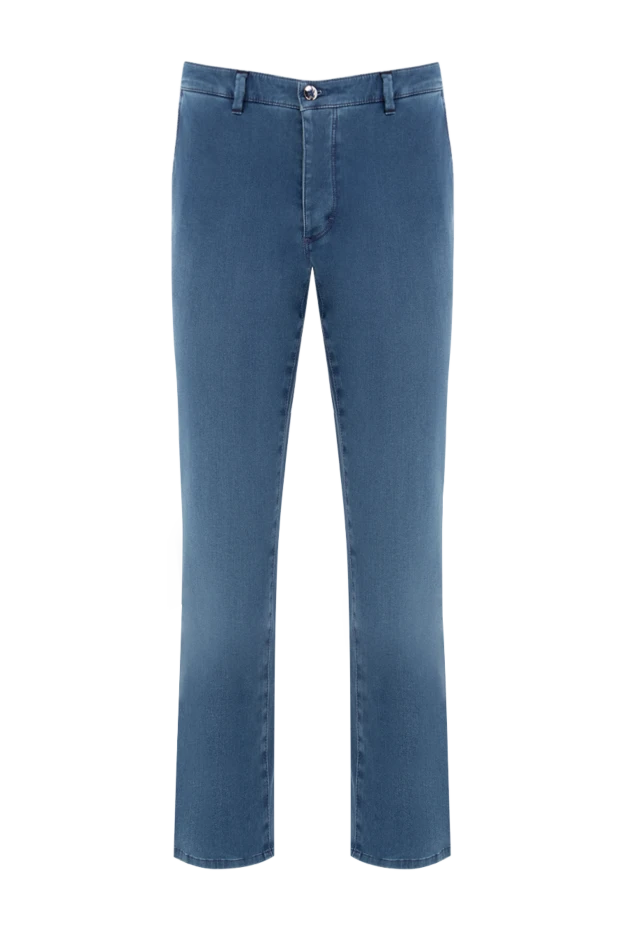 Zilli man blue cotton jeans for men купить с ценами и фото 152832 - photo 1