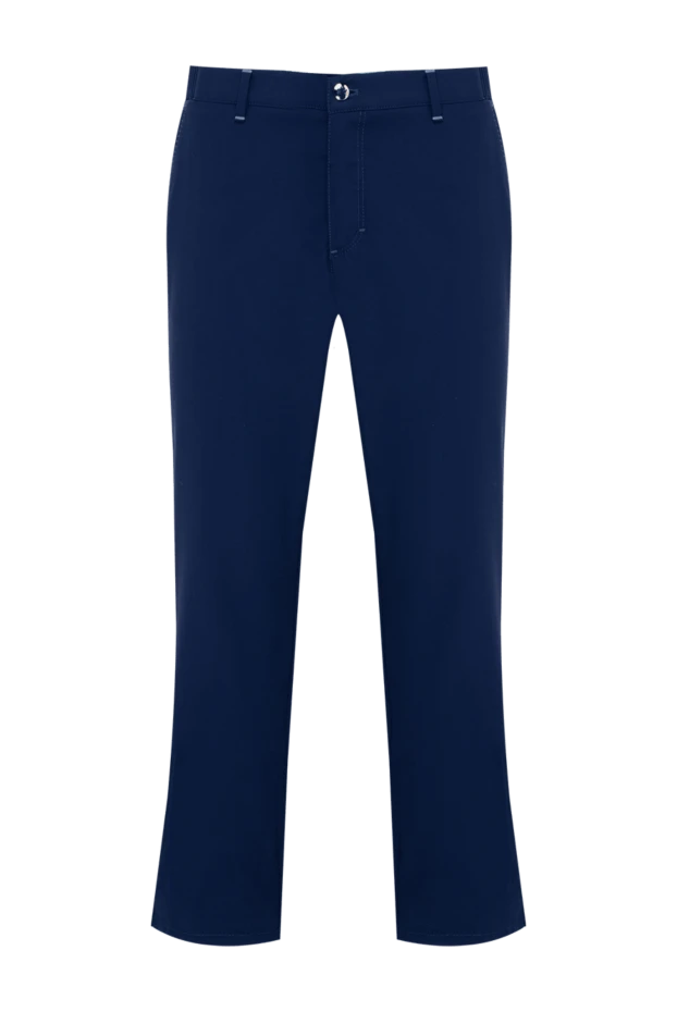 Zilli man blue cotton jeans for men купить с ценами и фото 152837 - photo 1