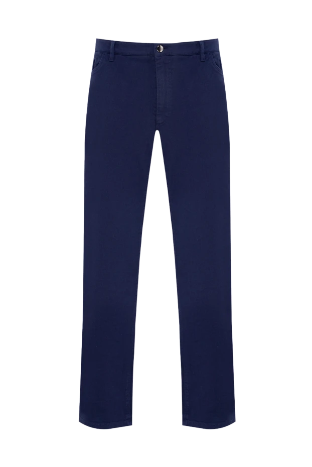 Zilli man blue cotton jeans for men купить с ценами и фото 152850 - photo 1