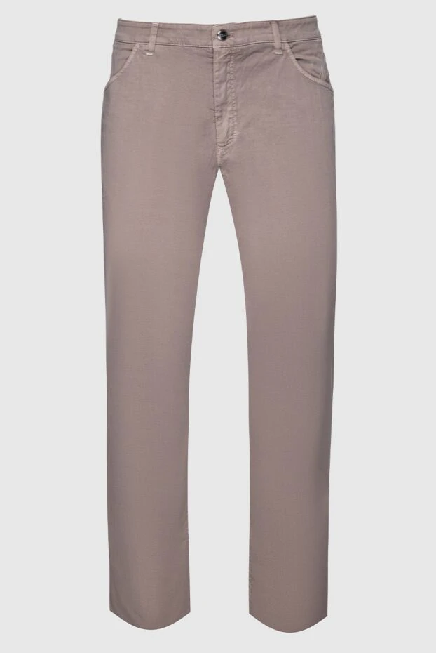 Zilli man beige cotton jeans for men купить с ценами и фото 152854 - photo 1