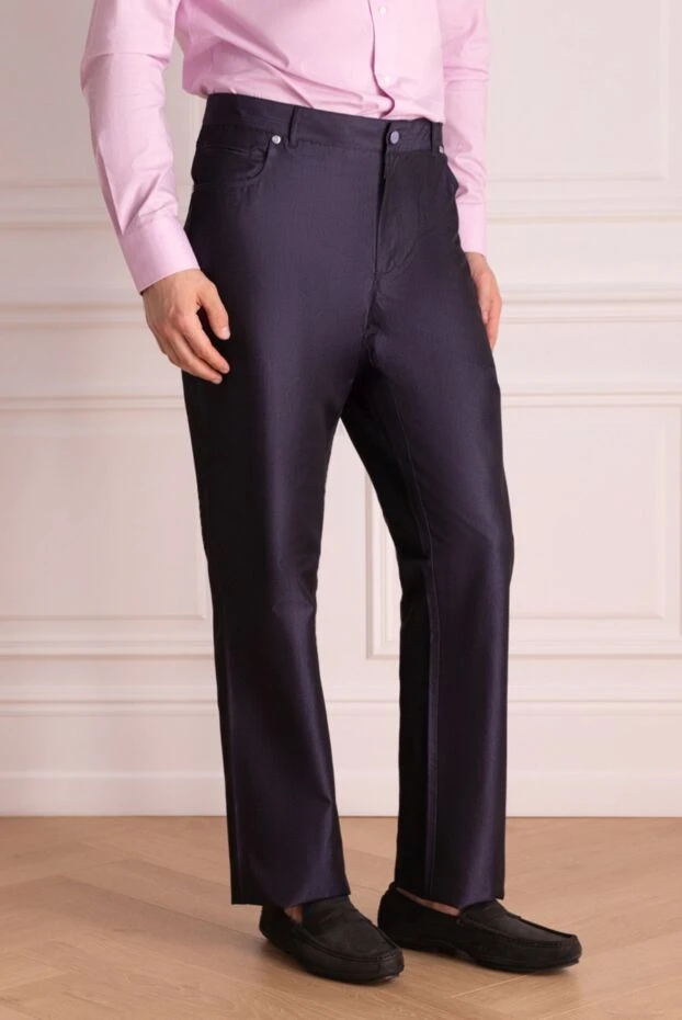 Zilli man men's gray wool trousers 154102 - photo 3