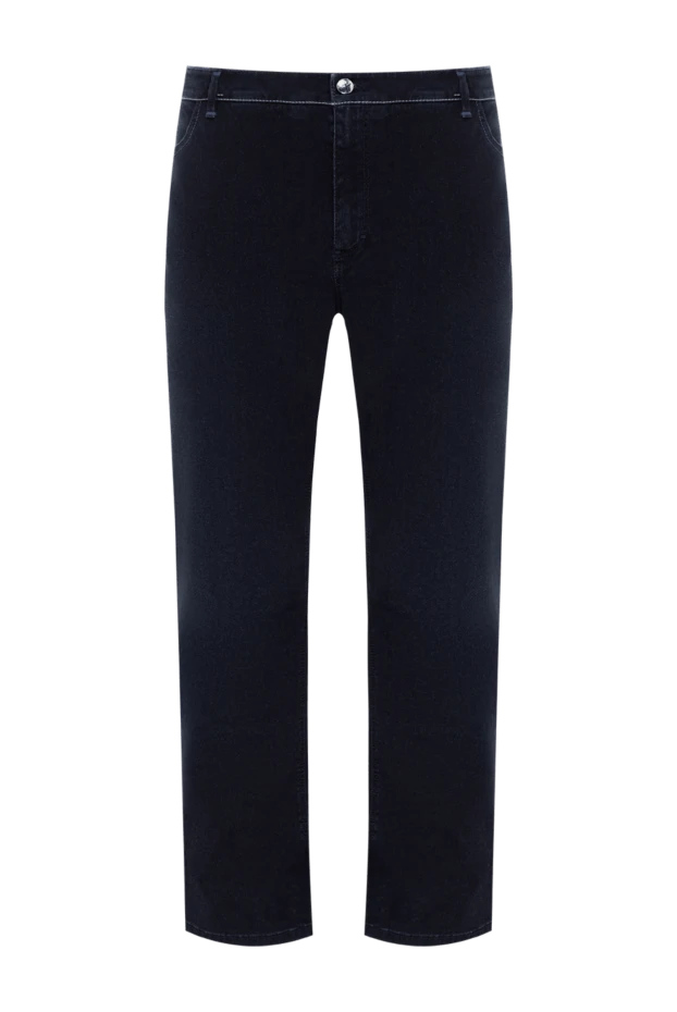 Zilli man blue cotton jeans for men купить с ценами и фото 152868 - photo 1