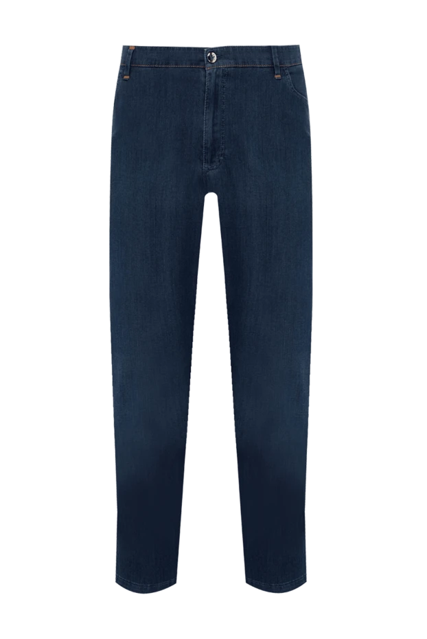 Zilli man blue cotton jeans for men купить с ценами и фото 152872 - photo 1